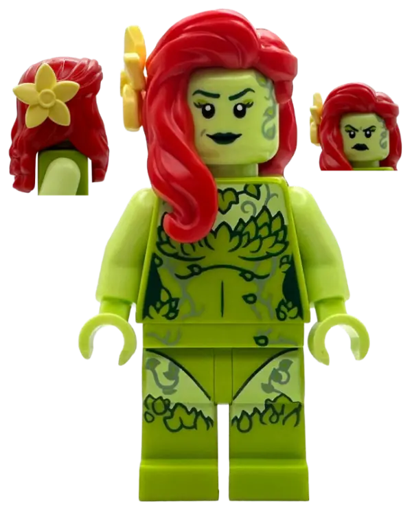 Ivy - Lime Outfit, Yellowish Green Arms, Flower