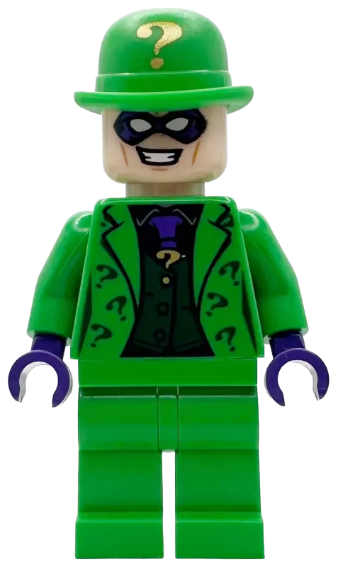 Riddler - Bright Green Outfit and Bowler Hat