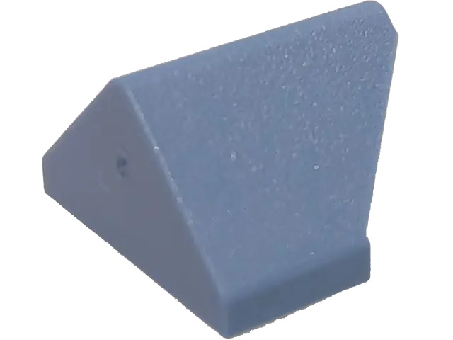 Medium Blue Slope 45 2 x 1 Double / Inverted with Bottom Stud Holder