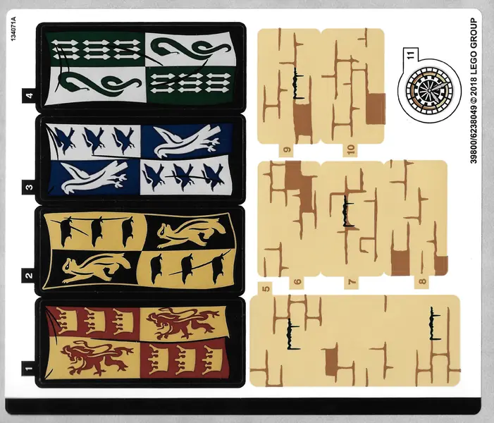 Sticker Sheet for Set 75954, Sheet 1 - (39800/6238049)