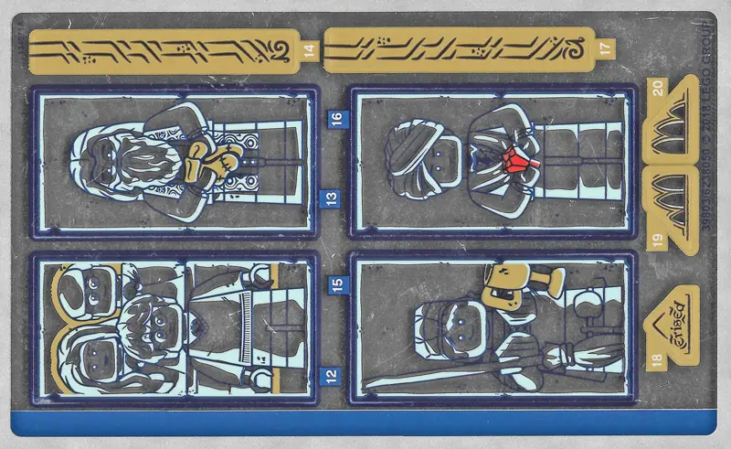 Sticker Sheet for Set 75954, Sheet 2, Mirrored - (39803/6238050)