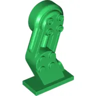 Green Large Figure Leg Left with Black Rotation Joint Pin