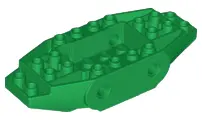 Green Vehicle, Base 4 x 10 x 1 2/3 with 4 Pin Holes