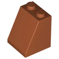 Dark Orange Slope 65 2 x 2 x 2 with Bottom Tube