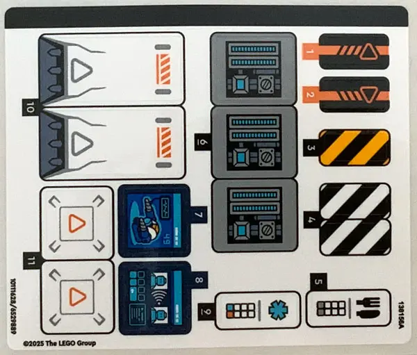 Sticker Sheet for Set 60446 - (10111628/6529889)
