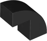 Black Slope, Curved 2 x 1 x 1 2/3