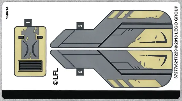 Sticker Sheet for Set 75204 - (37277/6217229)