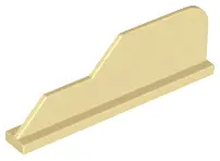 Tan Tail 8 x 1 with Stepped Fin