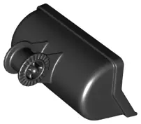 Black Duplo Front End Loader Bucket with Locking Ring - 7 Teeth