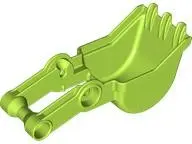 Lime Duplo Digger Bucket, Small with Arm - 3 teeth