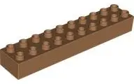 Medium Nougat Duplo, Brick 2 x 10