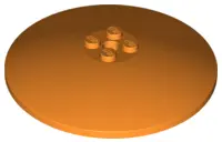 Orange Dish 8 x 8 Inverted (Radar) - Solid Studs