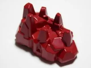 Dark Red Hero Factory Armor with Rock Spikes