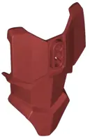 Dark Red Large Figure Torso Armor with 2 Chest Holes