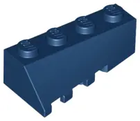 Dark Blue Wedge 4 x 2 Sloped Right