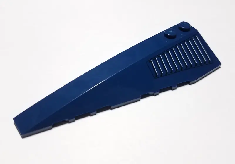 Dark Blue Wedge 10 x 3 Left with Ford Mustang Vent Pattern