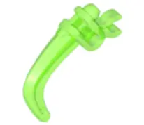 Trans-Bright Green Hero Factory Weapon, Claw with Clip