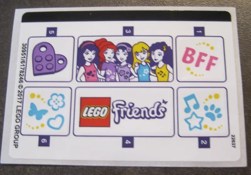 Sticker Sheet for Set 40266 - (30951/6178246)