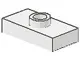 White Plate, Modified 1 x 2 with 1 Stud, Jumper (Undetermined Type)