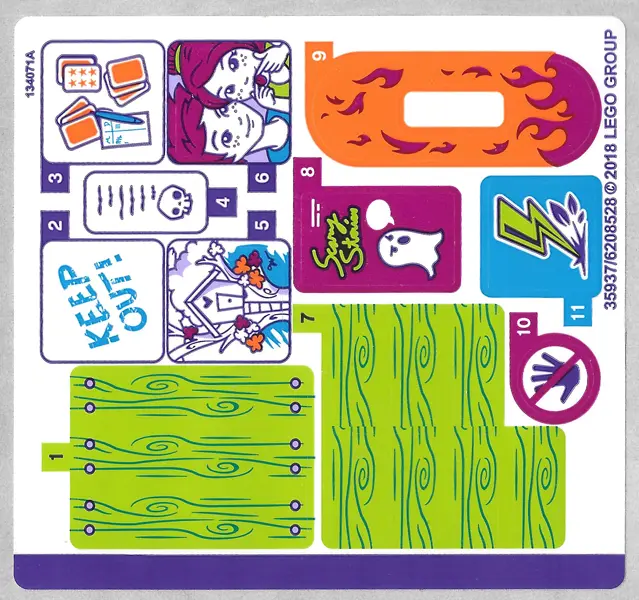 Sticker Sheet for Set 41335 - (35937/6208528)