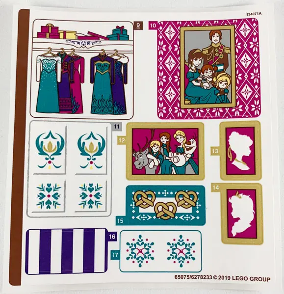 Sticker Sheet for Set 41167, Sheet 1 - (65075/6278233)