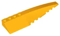 Bright Light Orange Wedge 12 x 3 Right