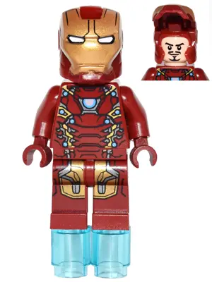 Iron Man - Mark 46 Armor, Small Helmet Visor, Foot Repulsors