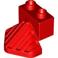 Red Duplo, Train Steam Engine Cow Catcher