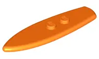 Orange Minifigure, Utensil Surfboard Standard