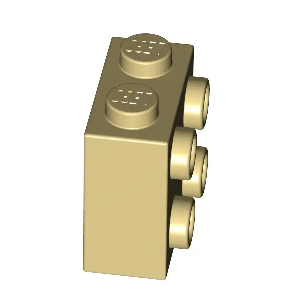 BRICK 1X2X1 2/3 W/4 KNOBS