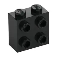 BRICK 1X2X1 2/3 W/4 KNOBS