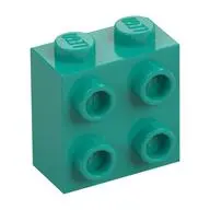 BRICK 1X2X1 2/3 W/4 KNOBS