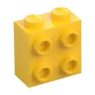 BRICK 1X2X1 2/3 W/4 KNOBS