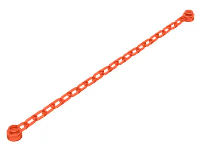Trans-Neon Orange Chain 21 Links (16-17L)