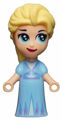 Elsa - Micro Doll, Bright Light Blue Dress