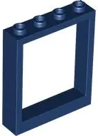 Dark Blue Door, Frame 1 x 4 x 4 Lift