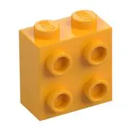 BRICK 1X2X1 2/3 W/4 KNOBS