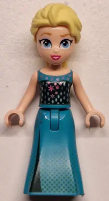 Elsa - Dark Turquoise Dress and Dark Green Halter Top