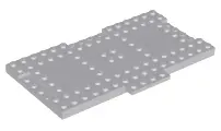 Light Bluish Gray Brick, Modified 8 x 16 x 2/3 with 1 x 4 Indentations and 1 x 4 Plate