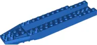 Blue Aircraft Fuselage Forward Bottom Angular 4 x 18 x 1 1/3 with 2 x 14 Recessed Center and 13 Hole
