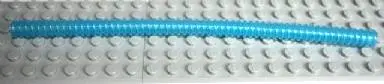 Trans-Light Blue Hose, Ribbed 7mm D. 19L / 15.2cm