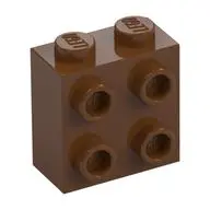 BRICK 1X2X1 2/3 W/4 KNOBS