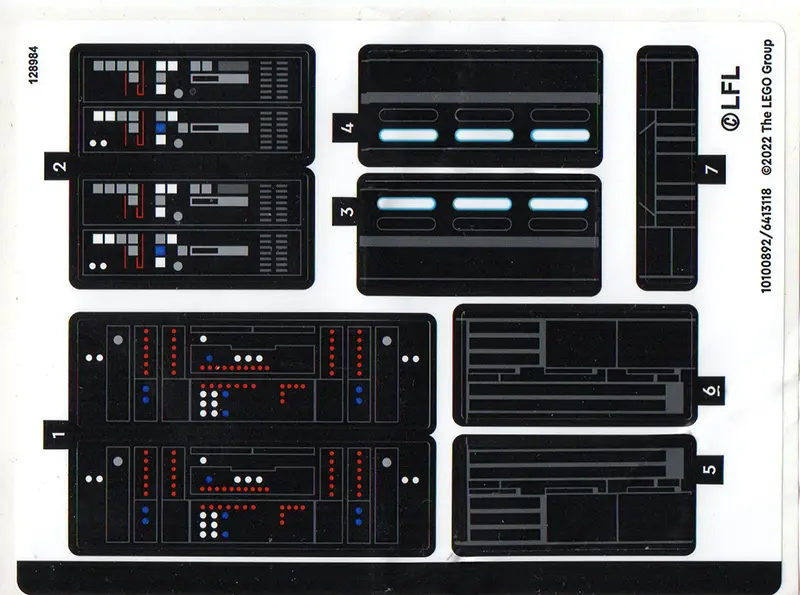 Sticker Sheet for Set 75336 - (10100892/6413118)