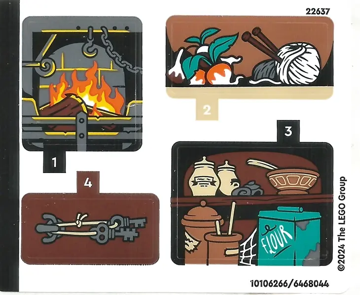 Sticker Sheet for Set 76428 - (10106266/6468044)