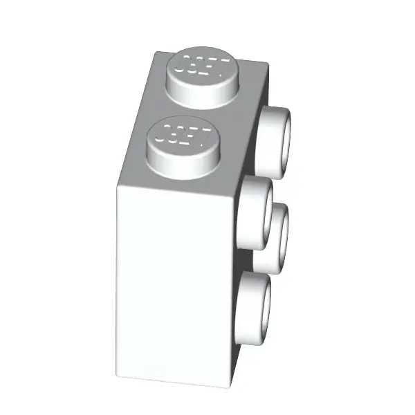 BRICK 1X2X1 2/3 W/4 KNOBS