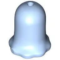 Bright Light Blue Plant Flower Bell Shaped with Small Pin Hole