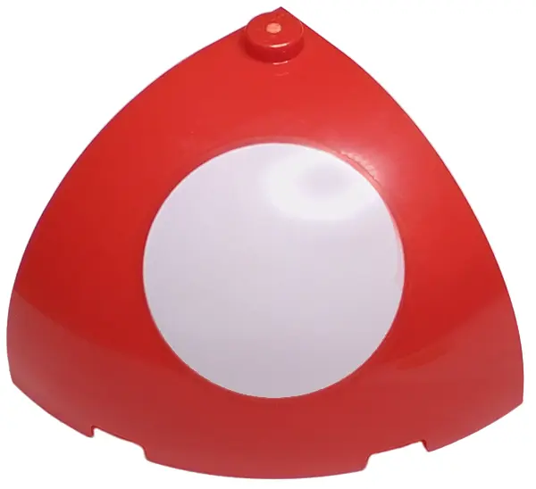 Red Brick, Round Corner 4 x 4 x 2 2/3 Dome Top with White Circle Pattern (Super Mario Piranha Plant 