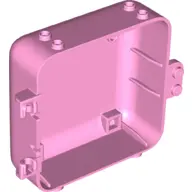 Bright Pink Container, Box 3 x 8 x 6 2/3 Half Back