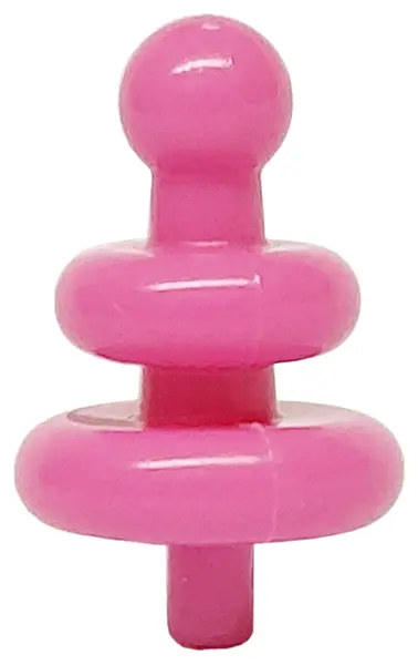 Dark Pink Minifigure, Antenna with 2 Diffusers and Small Pin