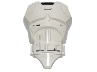 White Large Figure Torso with SW First Order Stormtrooper Armor Pattern
